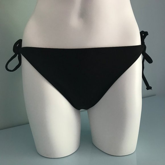 Athleta Other - 🆕ATHLETA Black Gold String Bikini Bottom👙Sz S